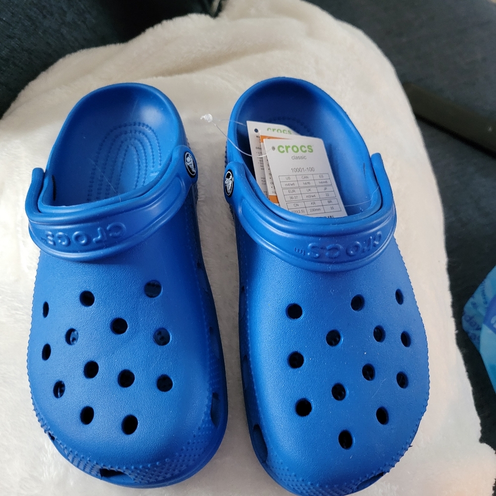 Royal Blue Crocs